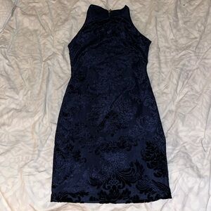 Body-con Midi Dark Navy Dress